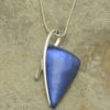 lue Arrowhead Shaped Pendant Necklace