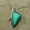 Emerald Green Arrow Shaped Pendant