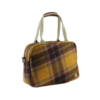 Mustard Yellow Tweed Tote Handbag