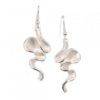 Drop Earrings - Cream Pearlised Swirls