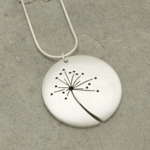 Dandelion Design Necklace